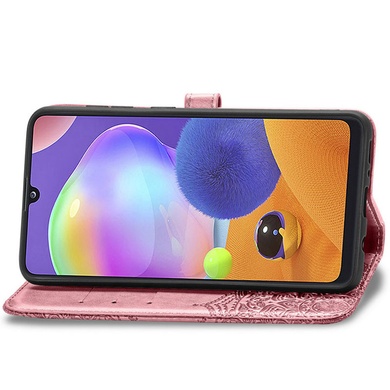 Шкіряний чохол (книга) Art Case з візитівкою для Samsung Galaxy M51, Розовый