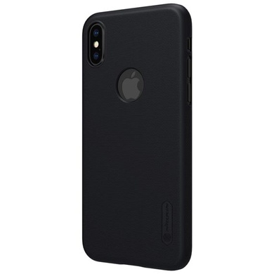 Чехол Nillkin Matte для Apple iPhone X (5.8") / XS (5.8") Черный (вырез для лого)