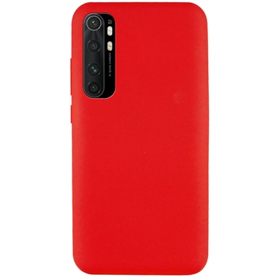Чехол Silicone Cover Full without Logo (A) для Xiaomi Mi Note 10 Lite / Mi Note 10 / Note 10 Pro Красный / Red