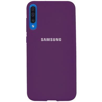 Чехол Silicone Cover Full Protective (AA) для Samsung Galaxy A50 (A505F) / A50s / A30s Фиолетовый / Grape