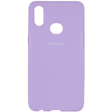 Чехол Silicone Cover Full Protective (AA) для Samsung Galaxy A10s Сиреневый / Dasheen
