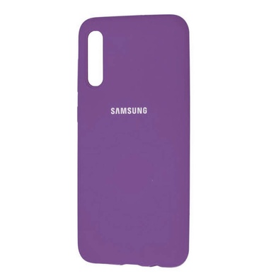 Чохол Silicone Cover Full Protective (AA) для Samsung Galaxy A50 (A505F) / A50s / A30s, Фиолетовый / Grape