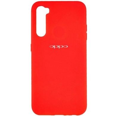 Чехол Silicone Cover Full Protective (A) для OPPO Realme 6, Красный / Red