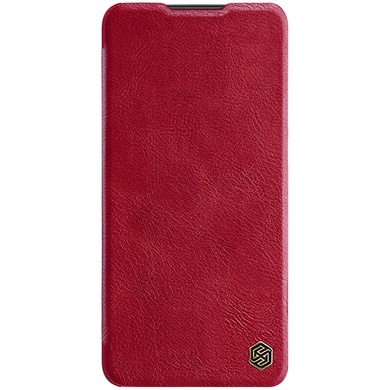 Кожаный чехол (книжка) Nillkin Qin Pro Camshield для Xiaomi Poco X4 Pro 5G Красный