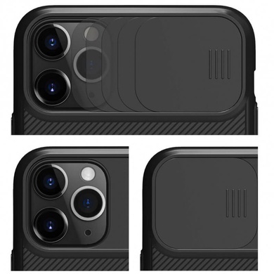 Карбоновая накладка Nillkin Camshield (шторка на камеру) для Apple iPhone 11 Pro Max (6.5")