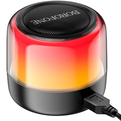 Bluetooth колонка Borofone BP12 Colorful BT wired 2-in-1 computer speaker Black