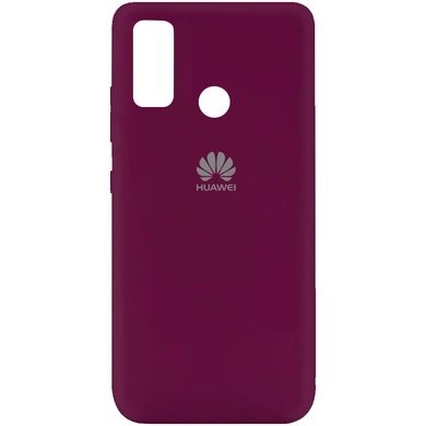 Чехол Silicone Cover My Color Full Protective (A) для Huawei P Smart (2020) Бордовый / Marsala