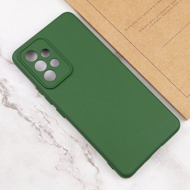 Чехол Silicone Cover Lakshmi Full Camera (A) для Samsung Galaxy A53 5G Зеленый / Dark green