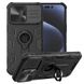 TPU+PC чехол Nillkin CamShield Armor (шторка на камеру) для Apple iPhone 15 Pro (6.1") Черный