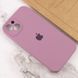 Чехол Silicone Case Full Camera Protective (AA) для Apple iPhone 13 (6.1") Лиловый / Lilac Pride