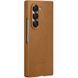 Шкіряний чохол Leather Case (AAA) для Samsung Galaxy Z Fold5, brown