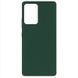 Чехол Silicone Cover Full without Logo (A) для Samsung Galaxy A52 4G / A52 5G / A52s Зеленый / Dark green
