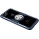 TPU+PC чохол Deen CrystalRing for Magnet (opp) для Apple iPhone 7 / 8 / SE (2020), Безбарвний / Темно-синій