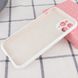 Чехол Silicone Case Full Camera Protective (AA) NO LOGO для Apple iPhone 12 Pro (6.1") Белый / White