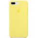 Чехол Silicone case (AAA) для Apple iPhone 7 plus / 8 plus (5.5"), Желтый / Lemonade