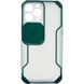 Чехол Camshield matte Ease TPU со шторкой для Apple iPhone 13 Pro Max (6.7") Зеленый