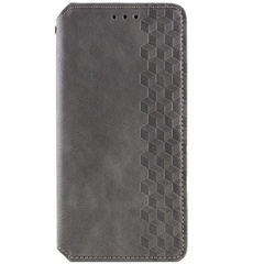 Шкіряний чохол книжка GETMAN Cubic (PU) для Samsung Galaxy M14 5G, Сірий