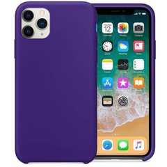 Чохол Silicone Case without Logo (AA) для Apple iPhone 11 Pro (5.8"), Фіолетовий / Purple