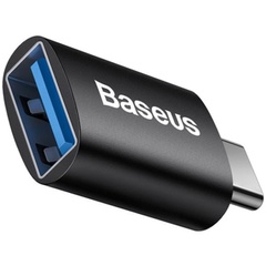 Перехідник Baseus Ingenuity Series Mini Type-C to USB 3.1 (ZJJQ000001), Black