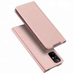 Чехол-книжка Dux Ducis с карманом для визиток для Samsung Galaxy M10s, Rose Gold