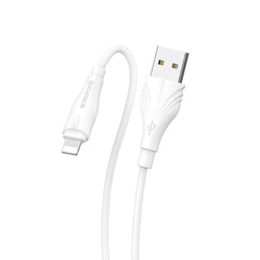 Дата кабель Borofone BX18 Optimal USB to Lightning (1m), Белый