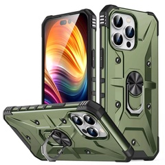 Удароміцний чохол Pathfinder Ring для Apple iPhone 13 Pro Max (6.7"), Зелений / Army green