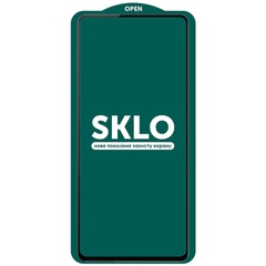 Защитное стекло SKLO 5D (тех.пак) для Xiaomi Poco X4 Pro 5G Черный