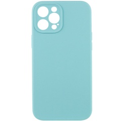 Чехол Silicone Case Full Camera Protective (AA) NO LOGO для Apple iPhone 12 Pro (6.1") Бирюзовый / Marine Green