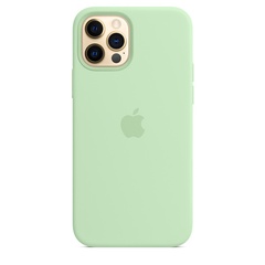 Чехол Silicone Case Full Protective (AA) для Apple iPhone 12 Pro / 12 (6.1") Зеленый / Pistachio
