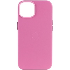 Шкіряний чохол Leather Case (AA Plus) with MagSafe для Apple iPhone 12 Pro / 12 (6.1"), Pollen