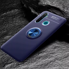 TPU чехол Deen ColorRing под магнитный держатель (opp) для Samsung Galaxy A50 (A505F) / A50s / A30s Синий / Синий