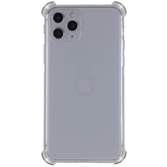 TPU чохол GETMAN Ease logo посиленими вуглами для Apple iPhone 12 Pro Max (6.7"), Сірий (прозорий)