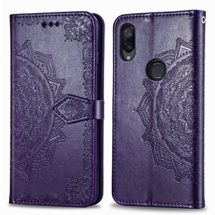 Кожаный чехол (книжка) Art Case с визитницей для Xiaomi Redmi 7 Фиолетовый