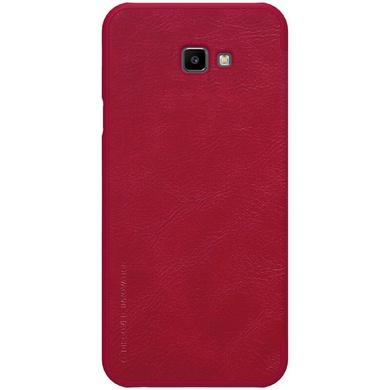 Кожаный чехол (книжка) Nillkin Qin Series для Samsung Galaxy J4+ (2018) Красный