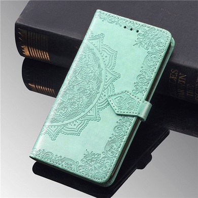 Кожаный чехол (книжка) Art Case с визитницей для Samsung Galaxy A32 4G Бирюзовый
