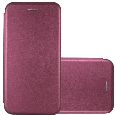 Шкіряний чохол (книжка) Classy для Samsung G955 Galaxy S8 Plus, Бордовый