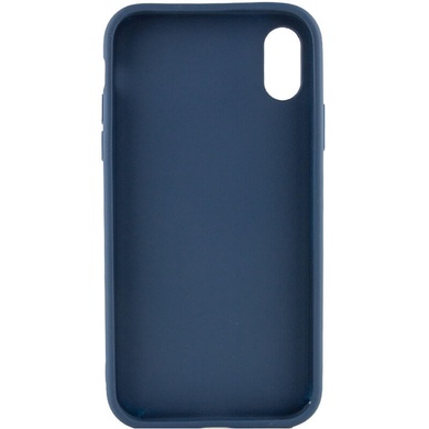 TPU чехол Bonbon Metal Style для Apple iPhone XR (6.1") Синий / Cosmos blue