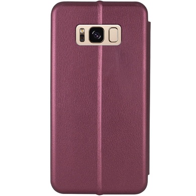 Шкіряний чохол (книжка) Classy для Samsung G955 Galaxy S8 Plus, Бордовый
