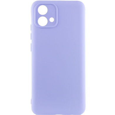 Чехол Silicone Cover Lakshmi Full Camera (AA) для Motorola Moto G84 Сиреневый / Dasheen