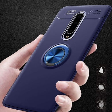 TPU чехол Deen ColorRing под магнитный держатель (opp) для OnePlus 8 Синий / Синий