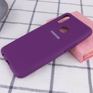 Чохол Silicone Cover Full Protective (AA) для Samsung Galaxy A10s, Фиолетовый / Grape