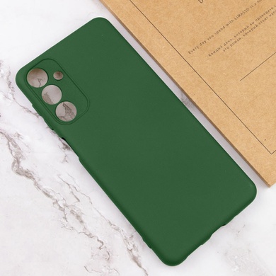 Чохол Silicone Cover Lakshmi Full Camera (AA) для Samsung Galaxy M35 5G, Зелений / Dark Green