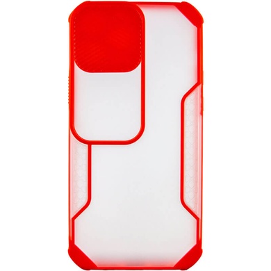 Чехол Camshield matte Ease TPU со шторкой для Apple iPhone 13 Pro Max (6.7") Красный