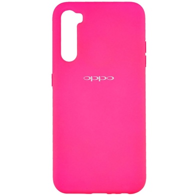 Чехол Silicone Cover Full Protective (A) для OPPO Realme 6, Розовый / Barbie pink