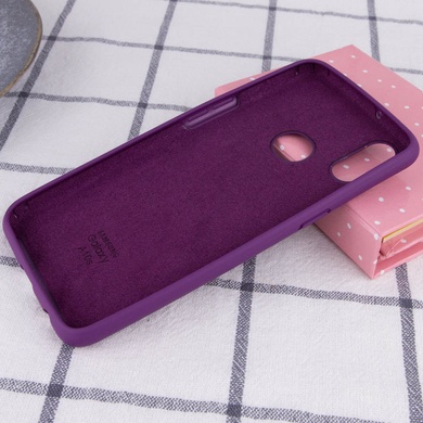 Чехол Silicone Cover Full Protective (AA) для Samsung Galaxy A10s Фиолетовый / Grape
