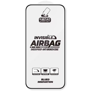 Защитное 3D стекло Blueo Invisible Airbag Anti-broken для Apple iPhone 14 Pro Max / 15 Plus (6.7") Черный