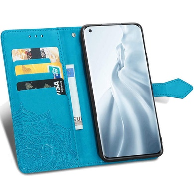 Шкіряний чохол (книжка) Art Case з візитницею для Xiaomi Mi 11 Lite, Синий