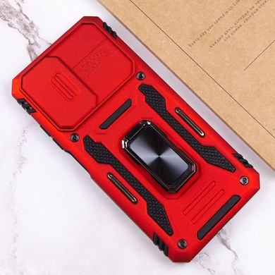 Ударопрочный чехол Camshield Army Ring для Xiaomi Redmi 10 Красный / Red