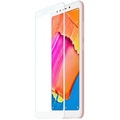 Защитное стекло 2.5D CP+ (full glue) для Xiaomi Redmi Note 5 Pro / Note 5 (DC) Белый