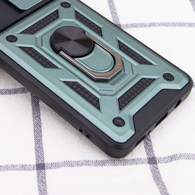 Ударопрочный чехол Camshield Serge Ring для Xiaomi Redmi 10 Зеленый